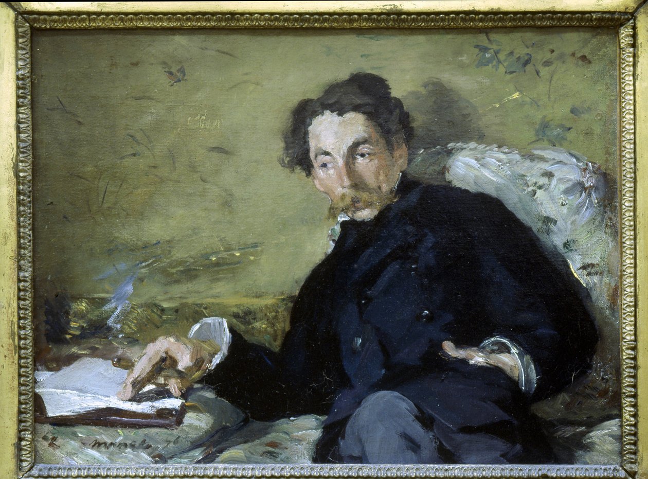 Stéphane Mallarme (1842 - 1898) - av Edouard Manet av Édouard Manet