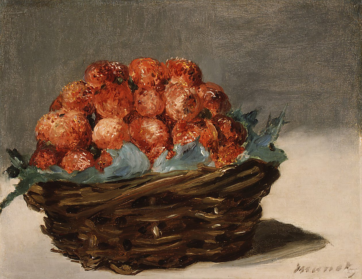 Jordbær, ca. 1882. SLETT - duplikat av Édouard Manet