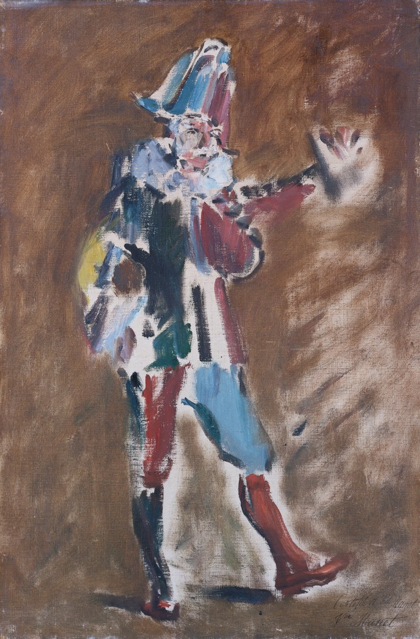 Studie for Polichinelle, 1873 av Édouard Manet