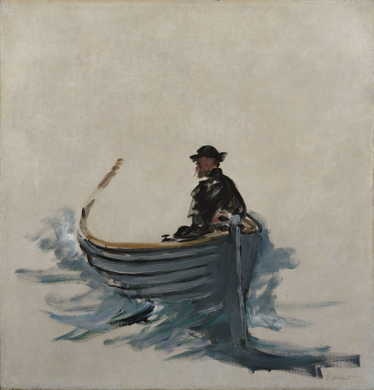 Studie for The Escape of Rochefort, 1881 av Édouard Manet