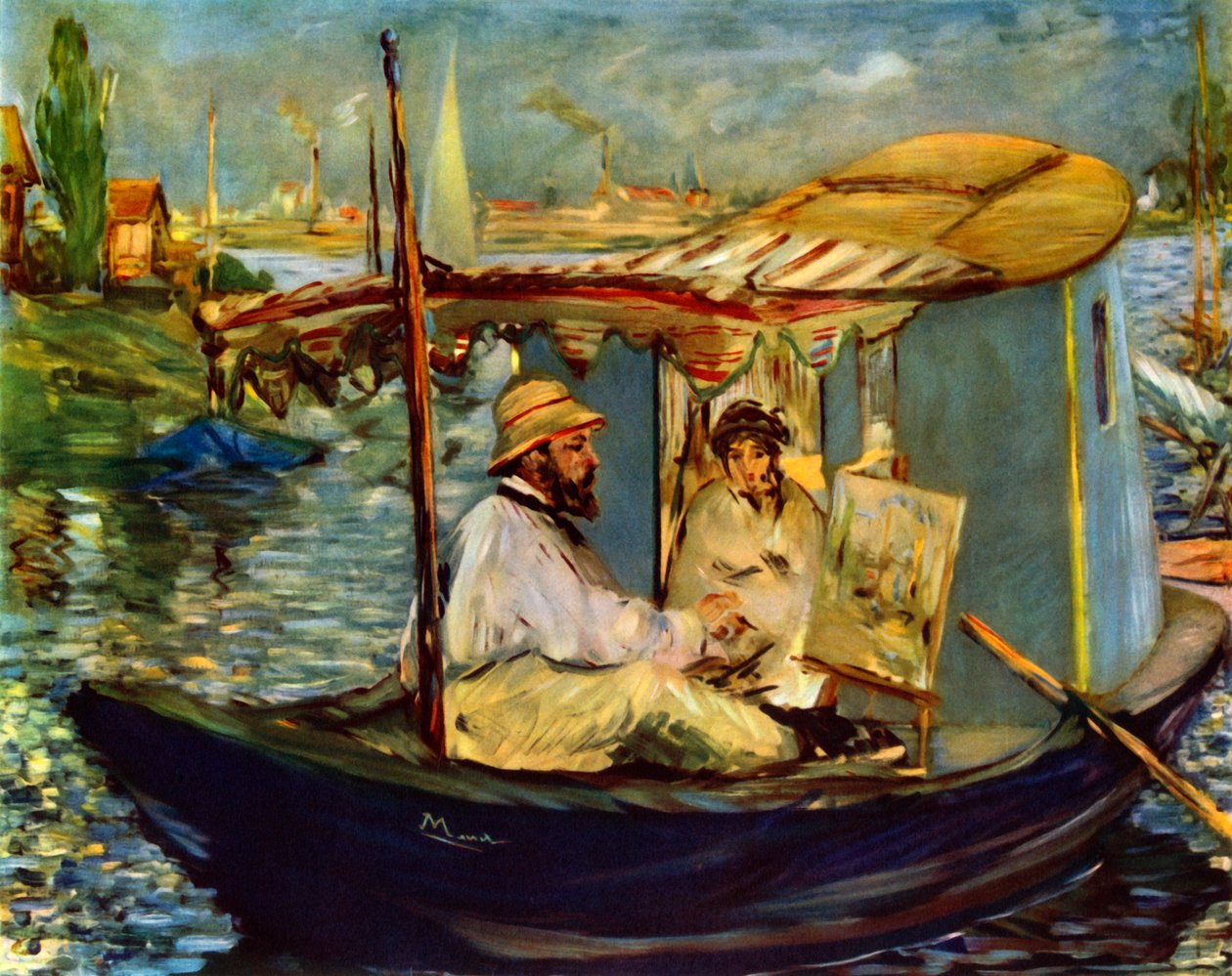 Båten, 1874, 1937. av Édouard Manet
