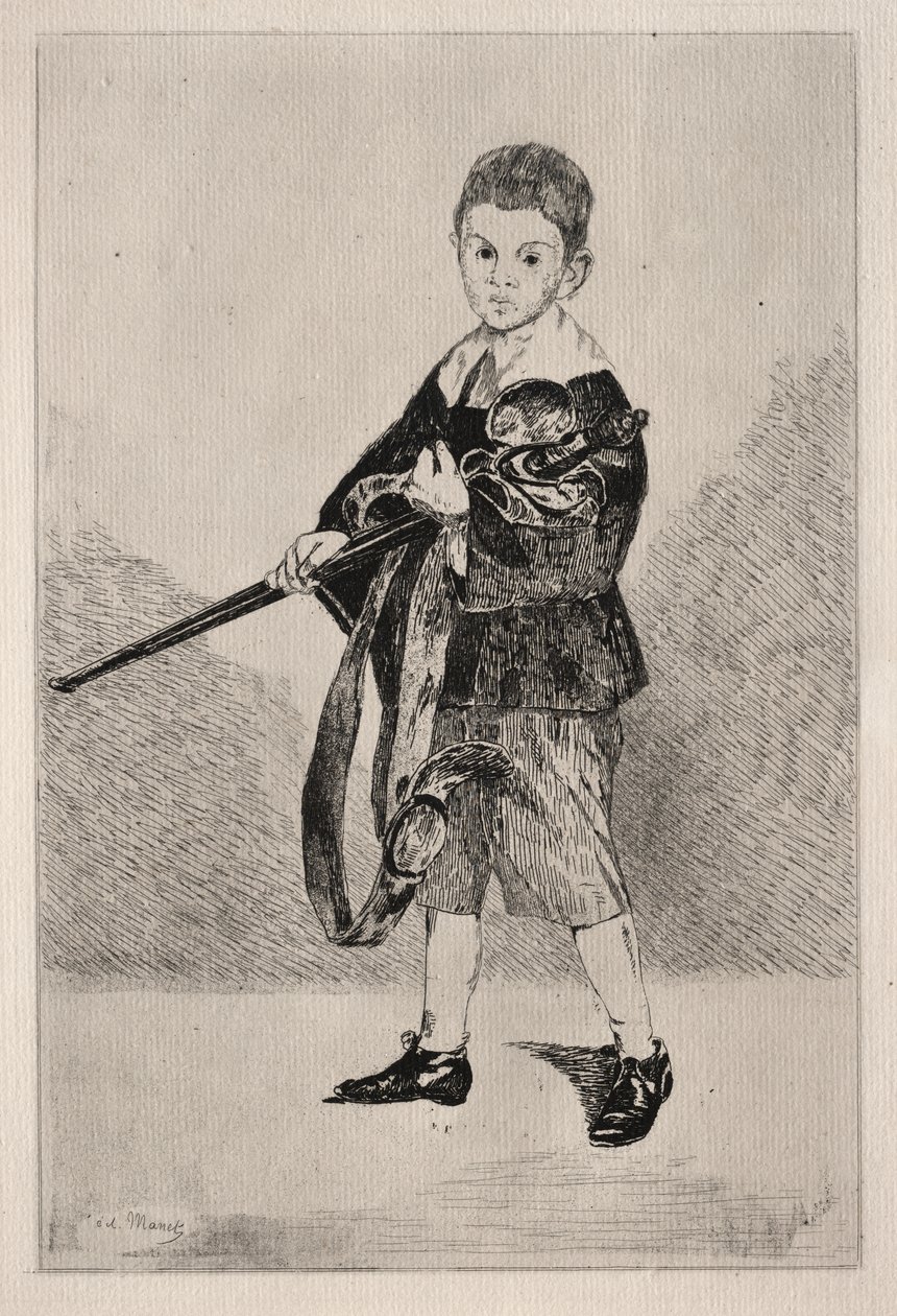 Gutten med et sverd av Édouard Manet