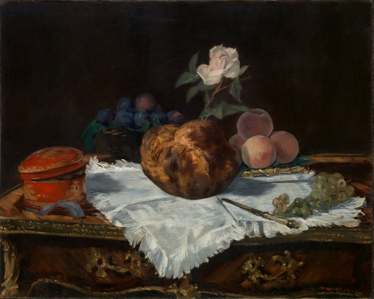The Brioche, 1870. av Édouard Manet