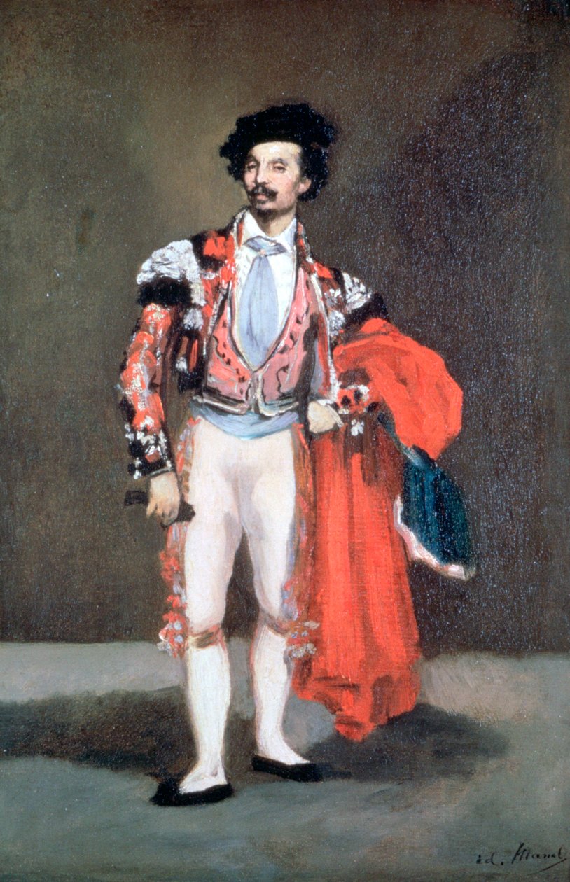 Danseren, Mariano Camprubi, 1862 av Édouard Manet