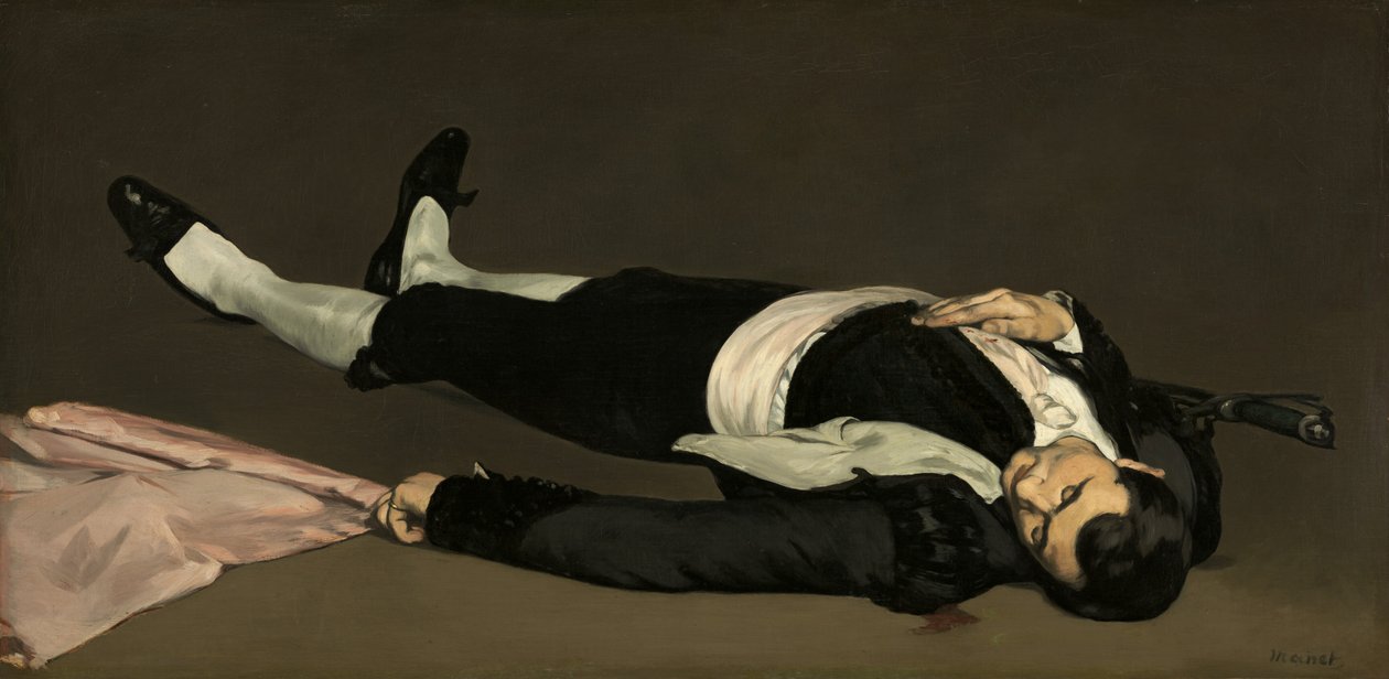 Den døde Toreador av Édouard Manet