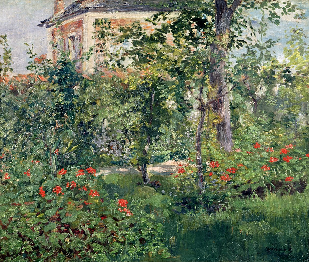 Hagen på Bellevue, 1880 av Édouard Manet