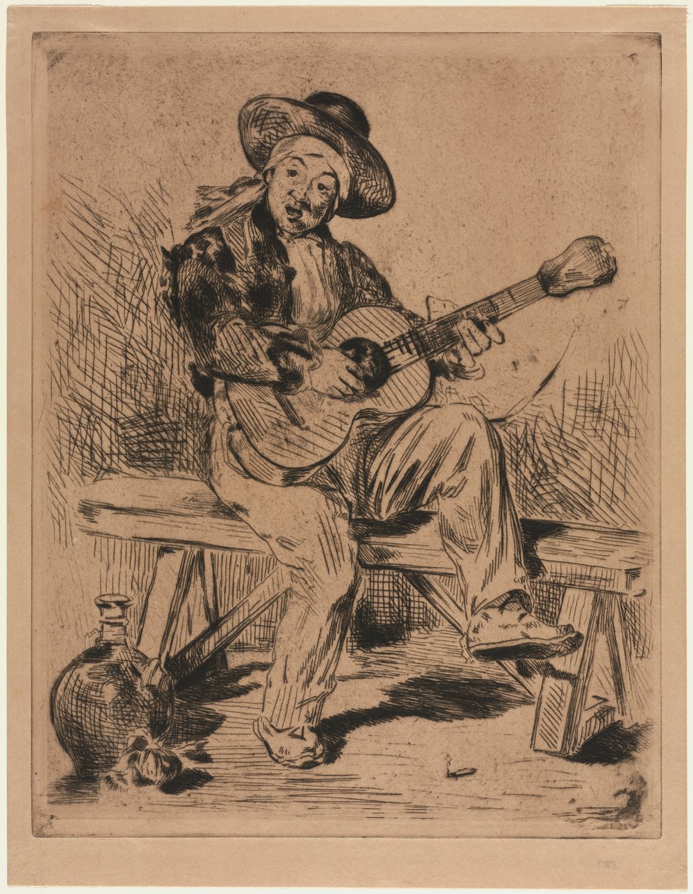Gitaristen, 1861. av Édouard Manet