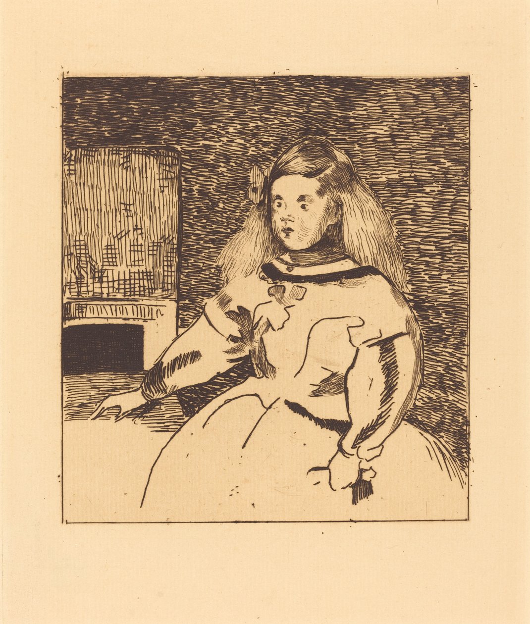 Infanta Marguerite Infante Marguerite, 1861. av Édouard Manet