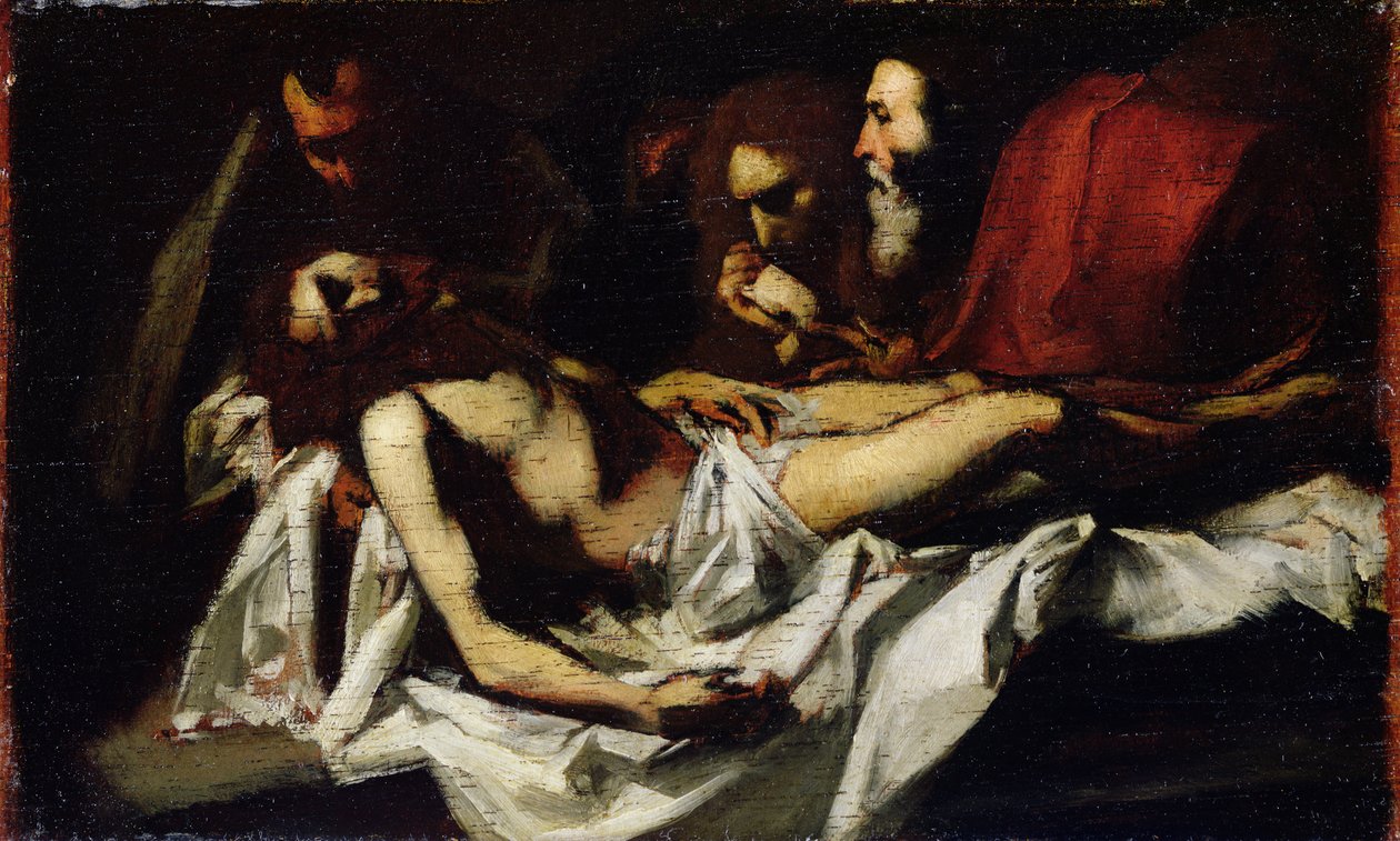 Kristi legging i graven av Édouard Manet