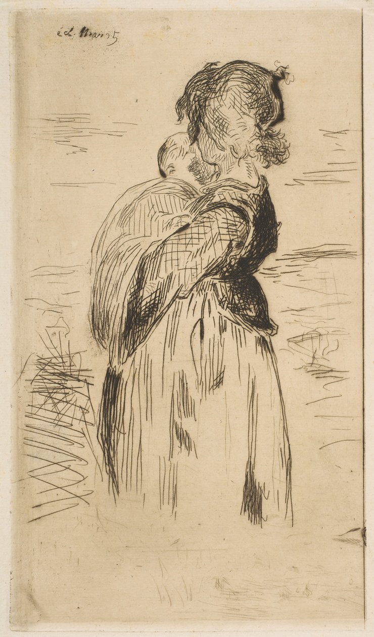 Den lille jenta, 1861-62. av Édouard Manet