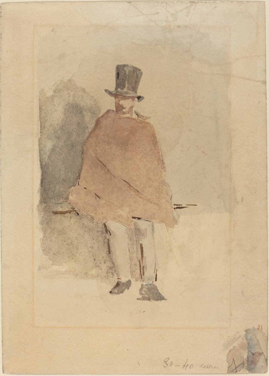Mannen i den høye hatten av Édouard Manet