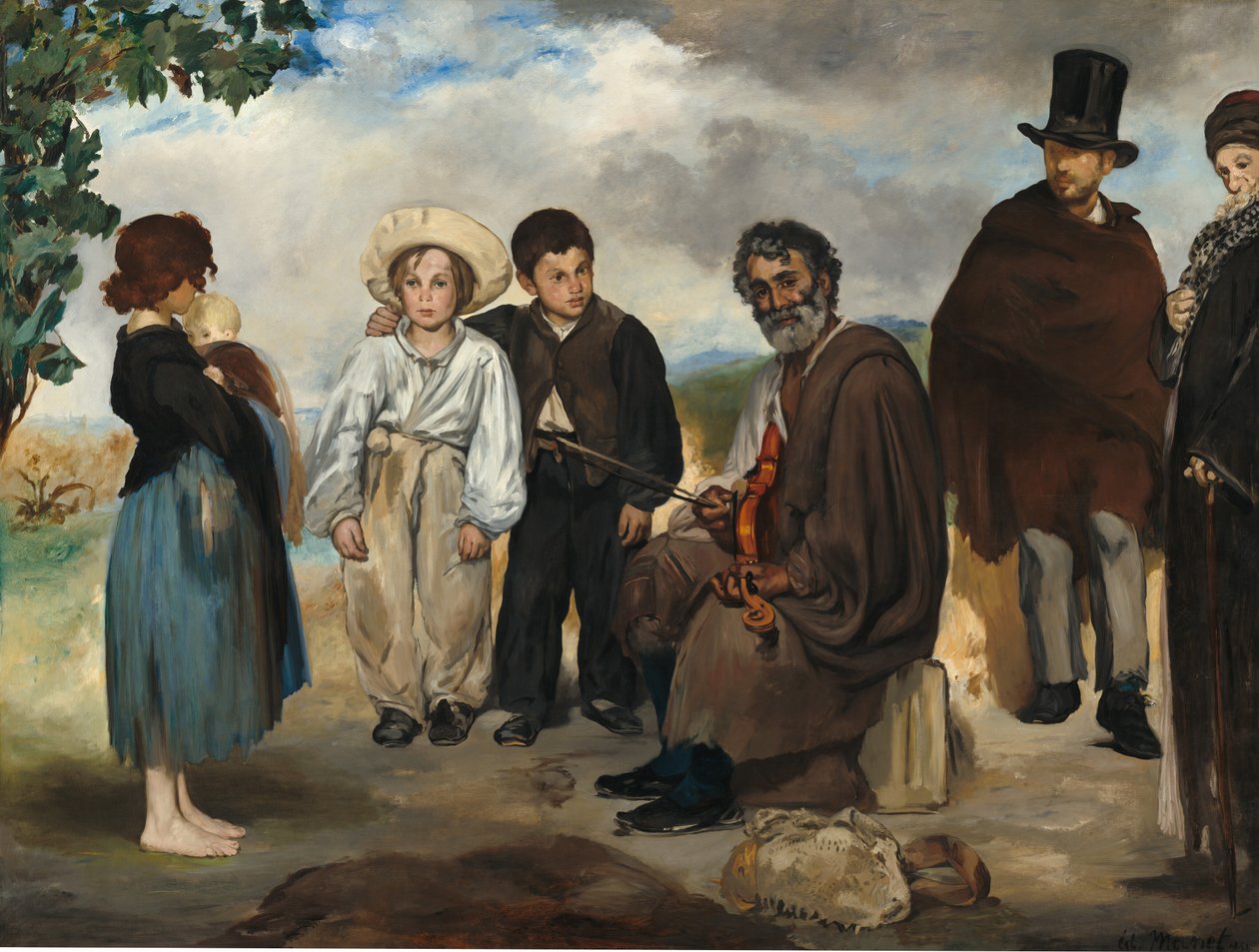 Den gamle musikeren av Édouard Manet