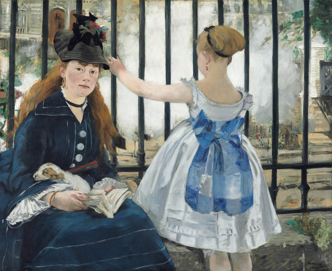 Jernbanen av Édouard Manet