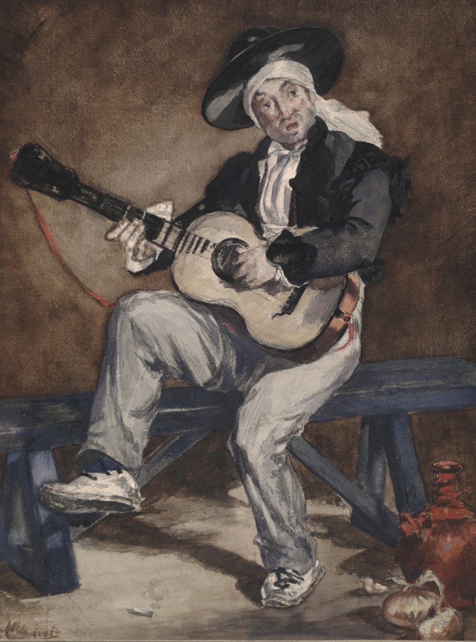 Den spanske sangeren av Édouard Manet