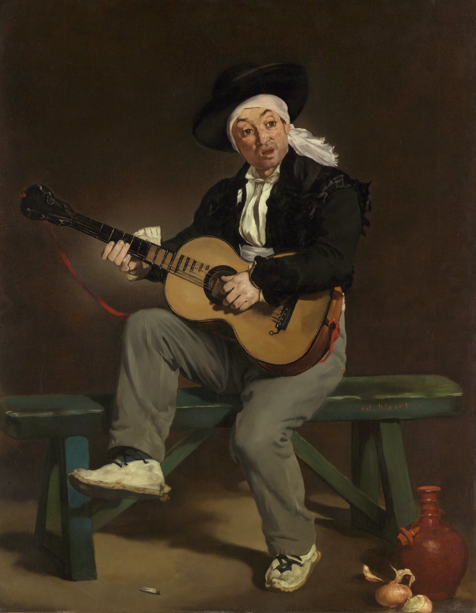 Den spanske sangeren, 1860. av Édouard Manet