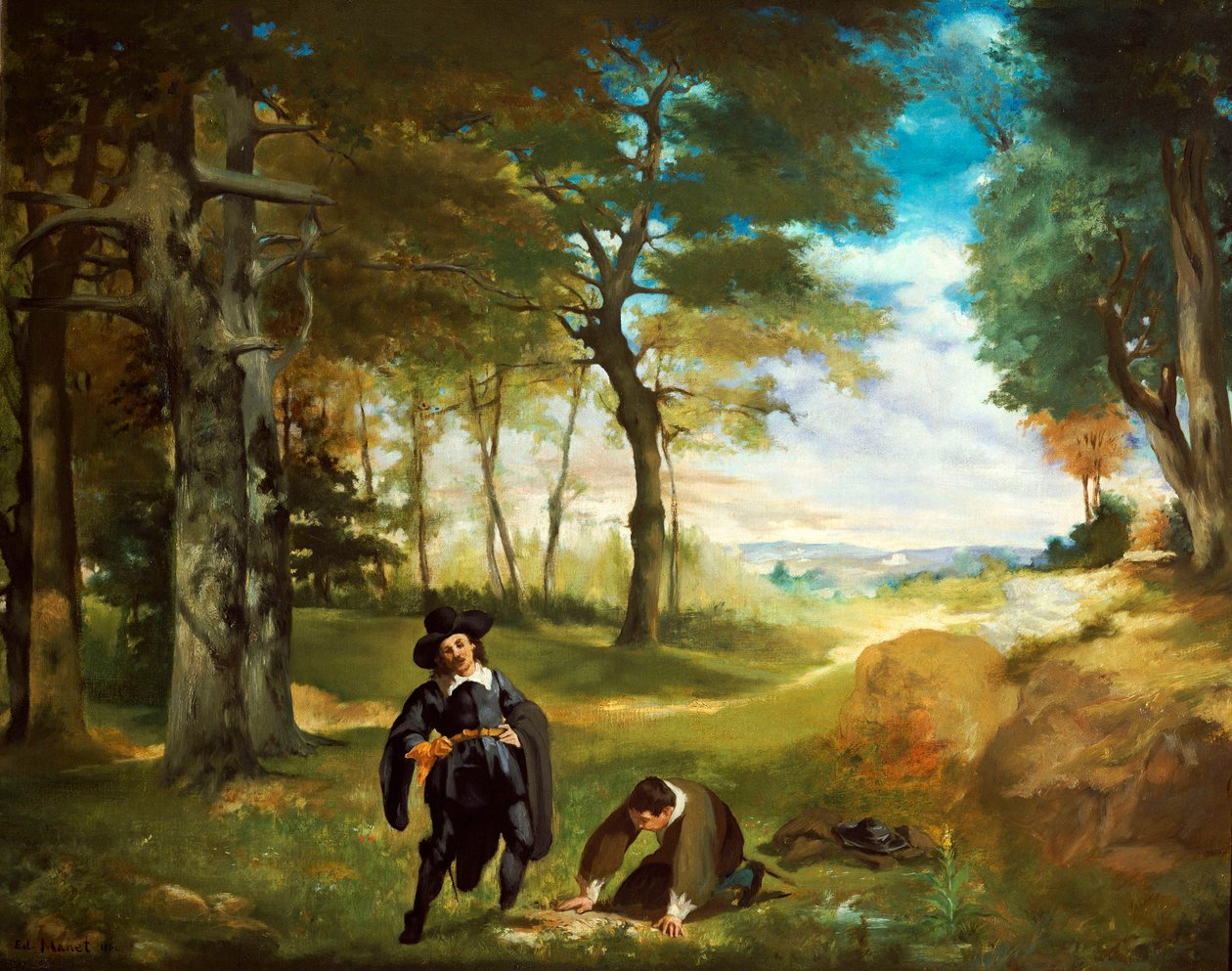 Studentene i Salamanca, 1860 av Édouard Manet