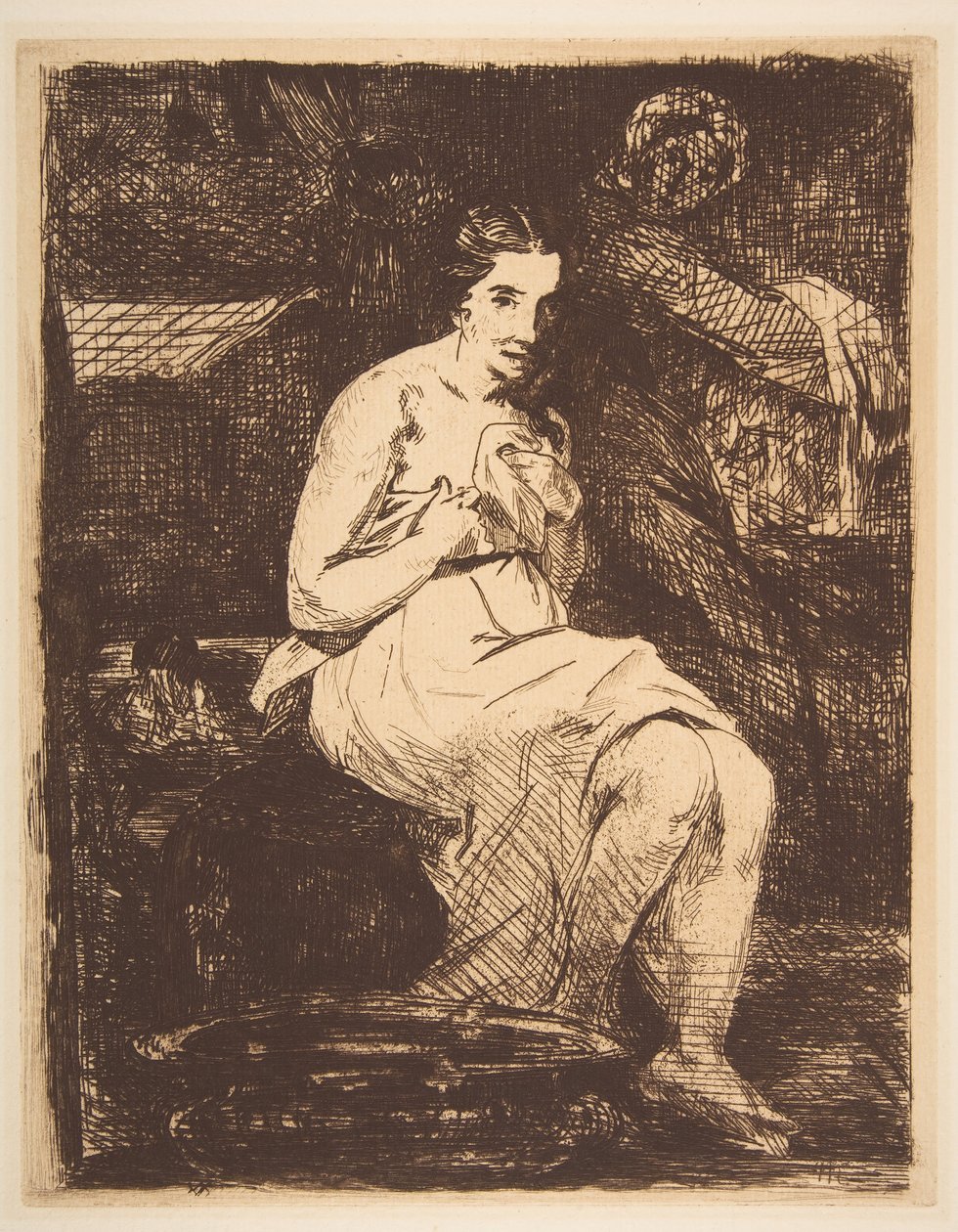 The Toilette, 1862. av Édouard Manet