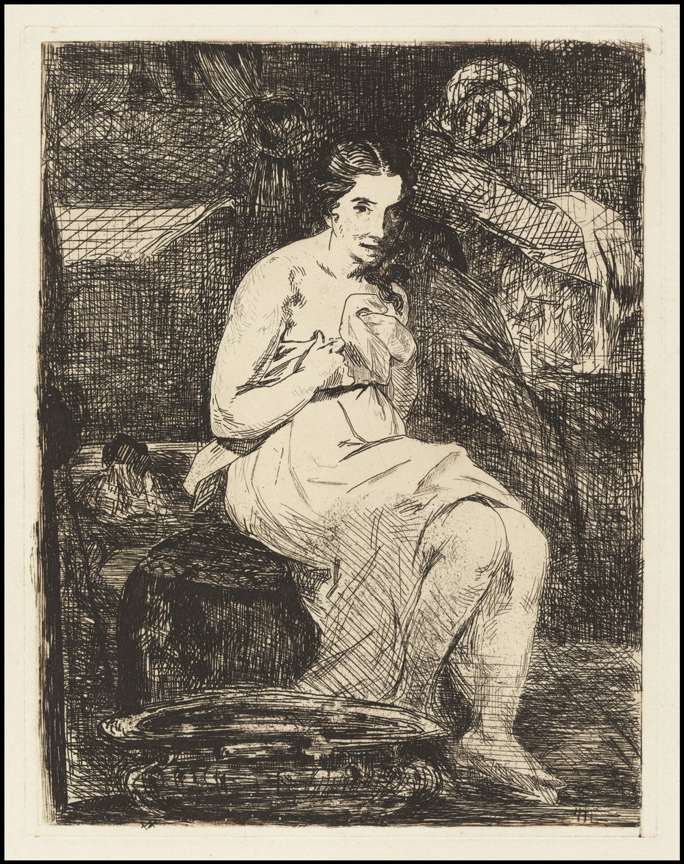The Toilette, 1862 av Édouard Manet