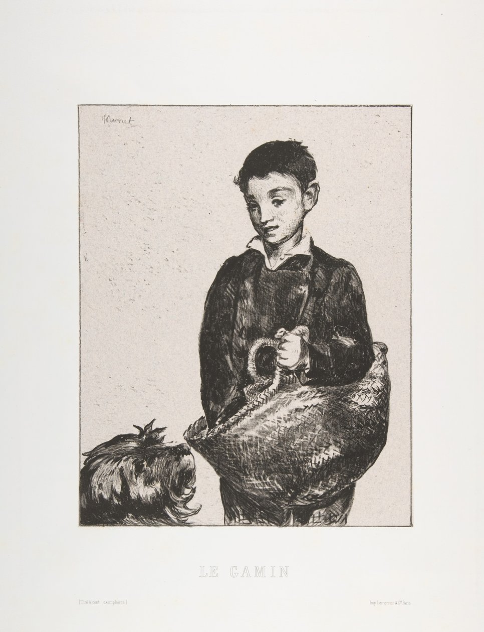 The Urchin, 1868. av Édouard Manet