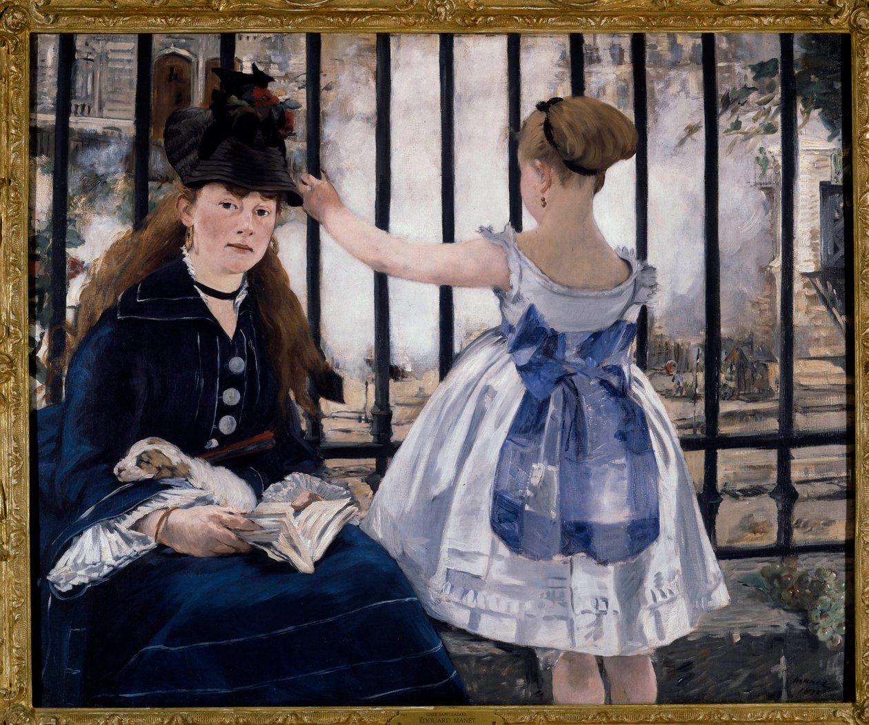 Jernbanen (eller gare Saint Lazare) av Édouard Manet