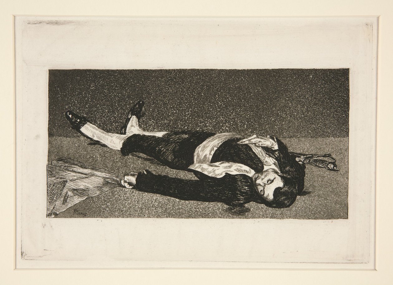 Død toreador av Édouard Manet