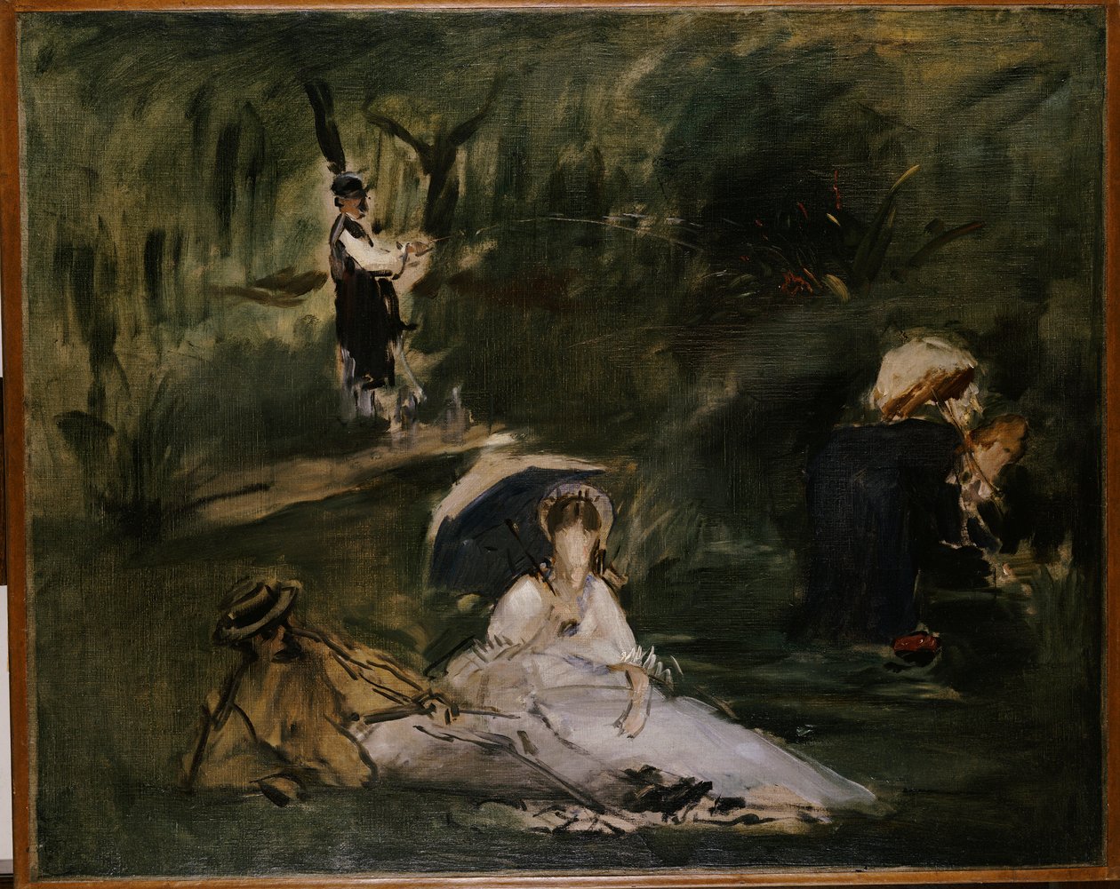 Under trærne av Édouard Manet