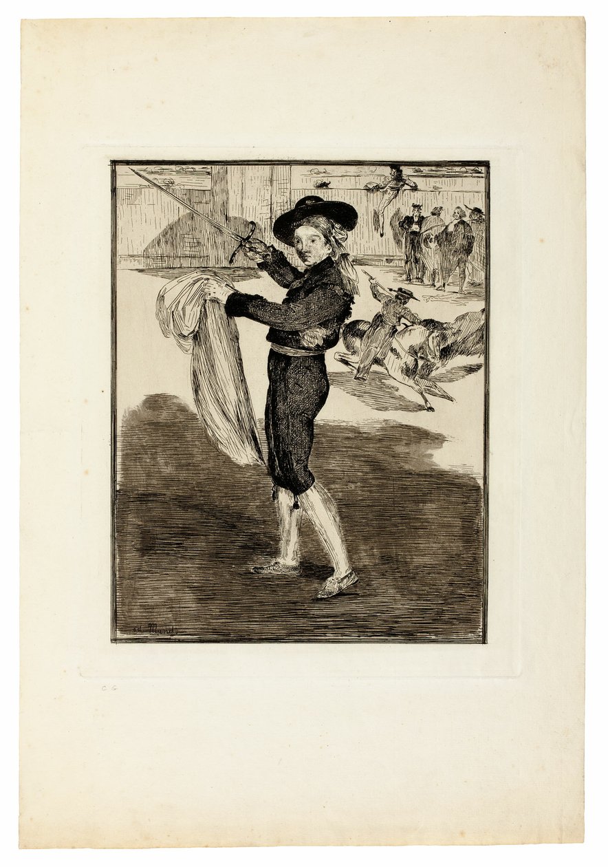 Victorine Meurent i kostymet til en "Espada" av Édouard Manet