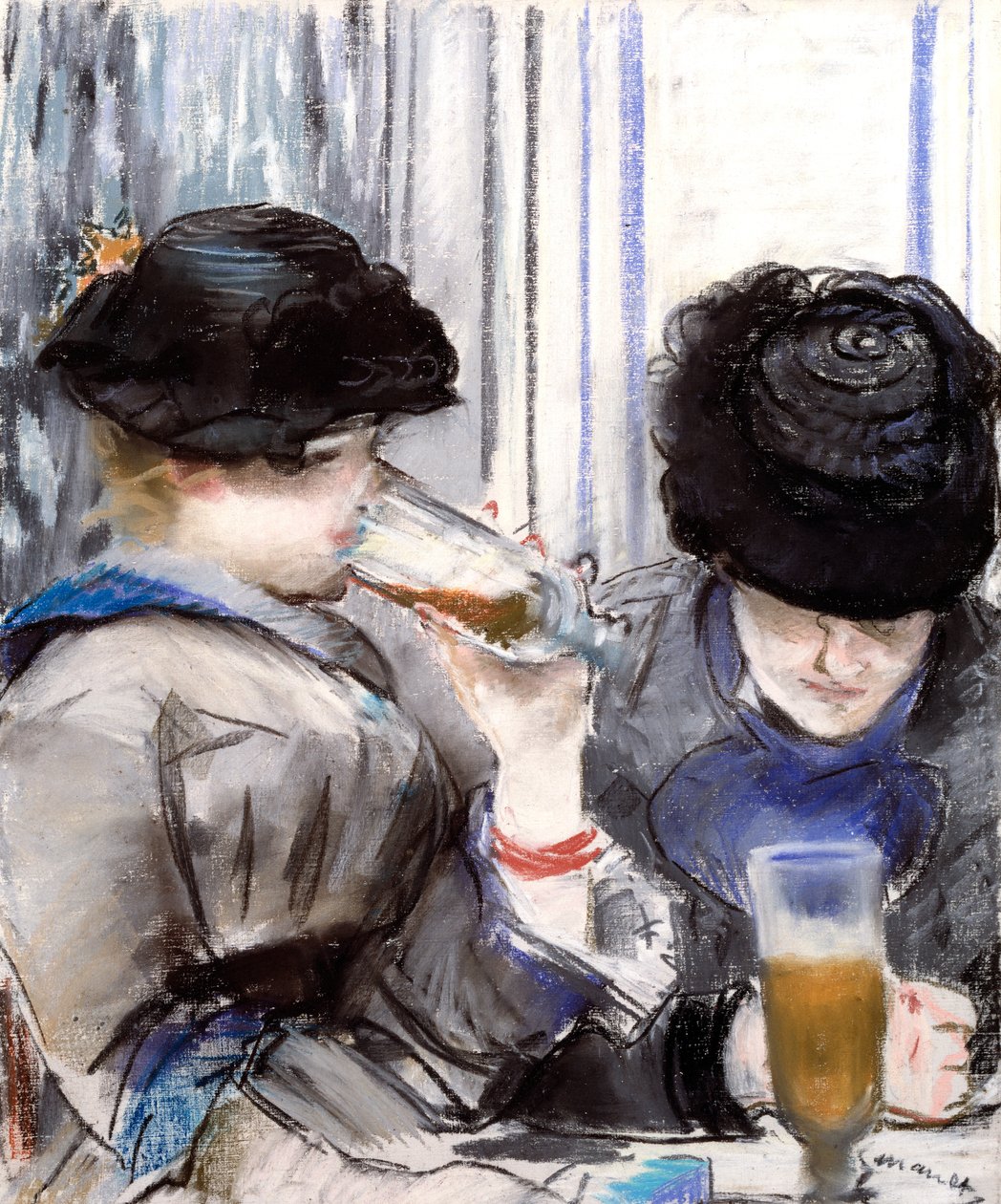 Kvinner som drikker øl av Édouard Manet