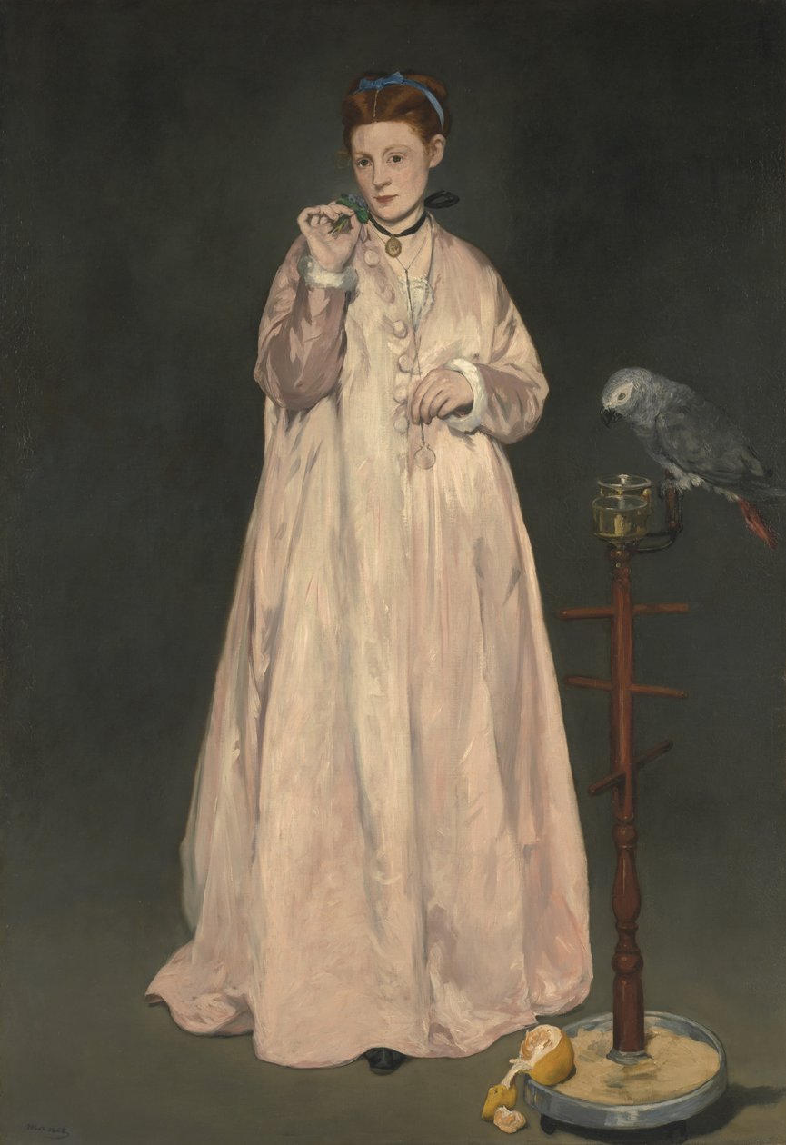 Ung dame i 1866 av Édouard Manet