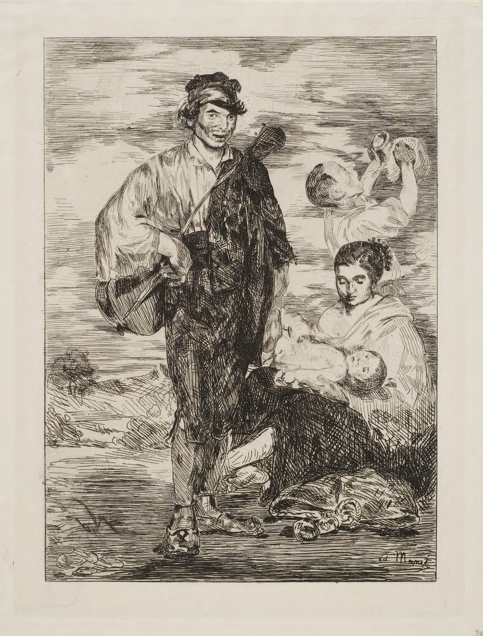 Sigøynerkvinner av Édouard Manet
