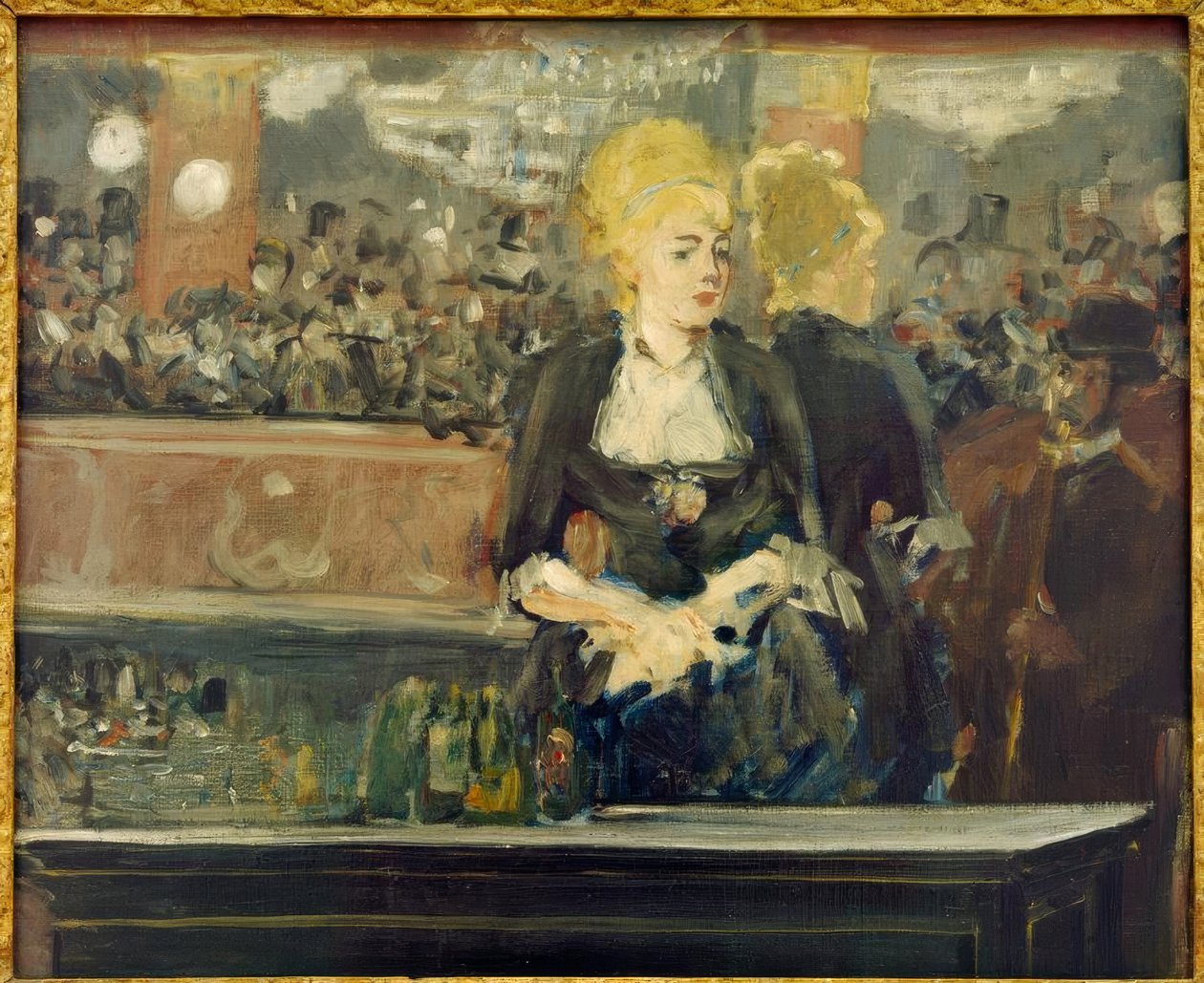 Studer for baren på Folies-Bergère av Édouard Manet