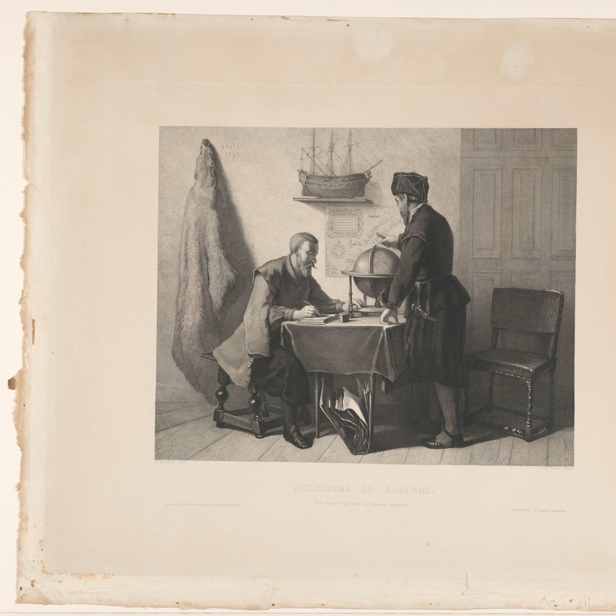 Willem Barendsz og Jacob van Heemskerck av Edouard Taurel