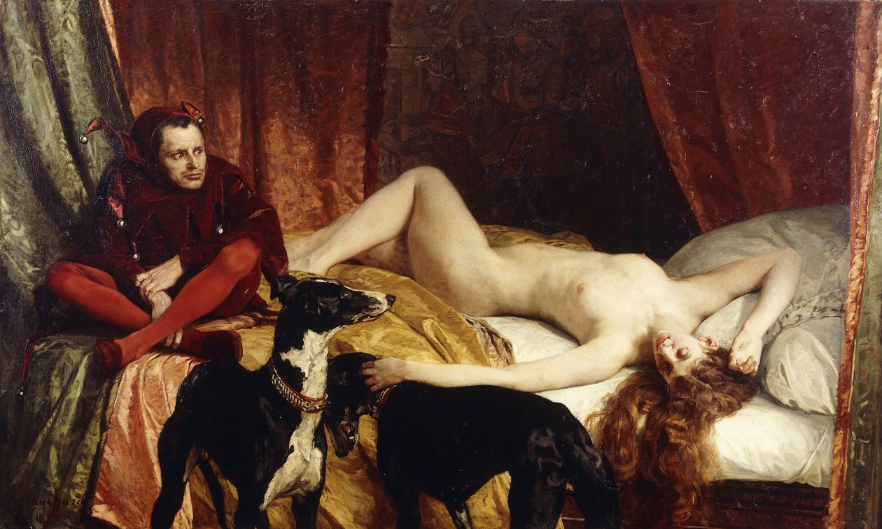 Jesteren; The Buffoon, 1868 av Edouard Theophile Blanchard