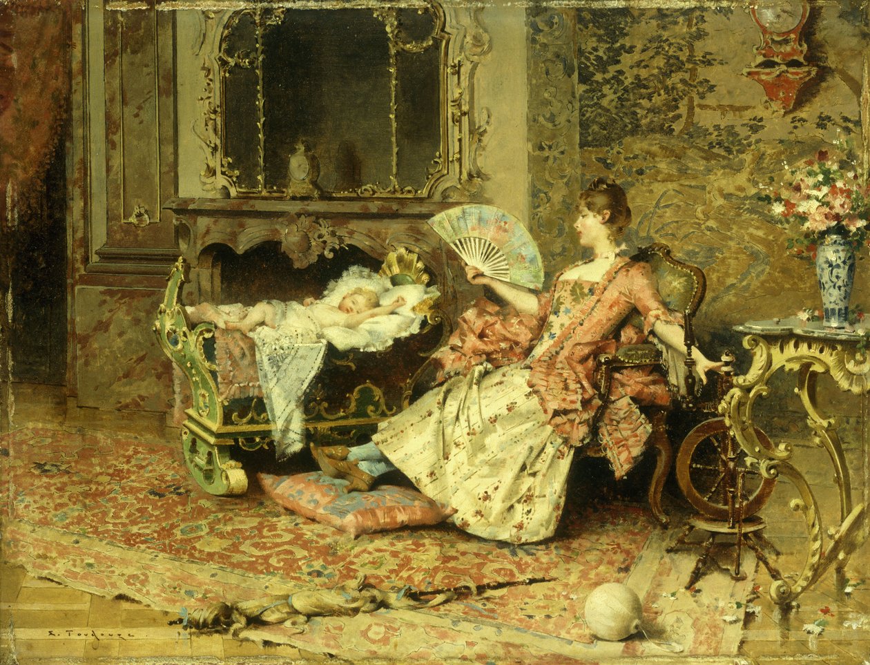 Ser på babyen av Edouard Toudouze