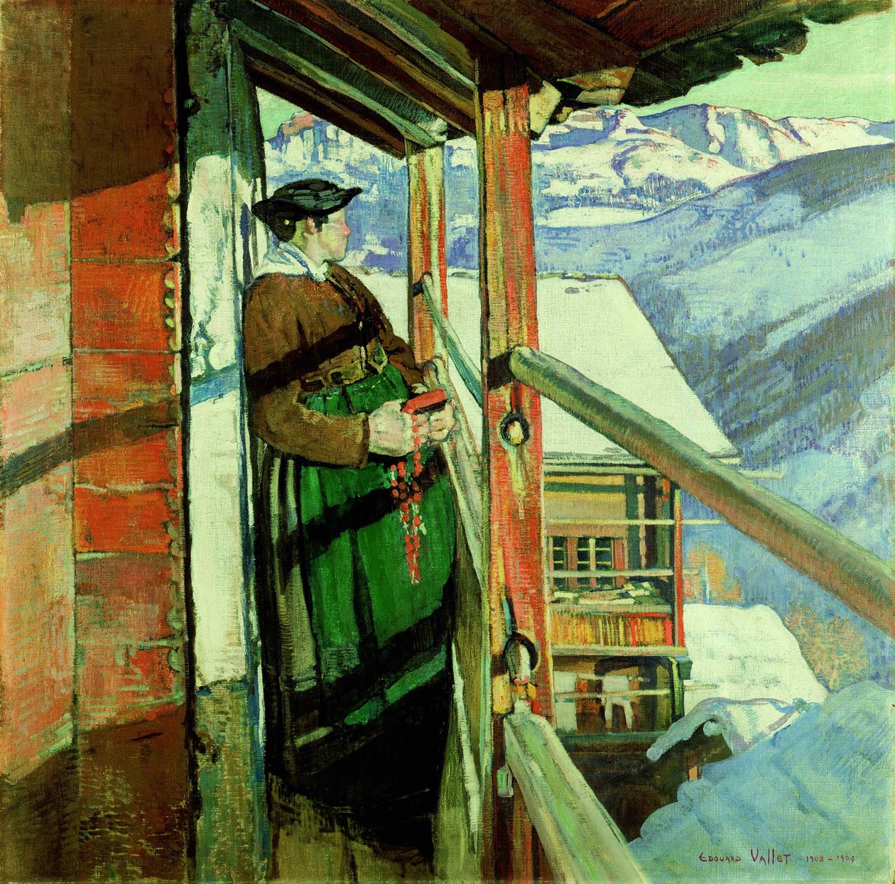 Søndag morgen, 1908-1909. av Edouard Vallet