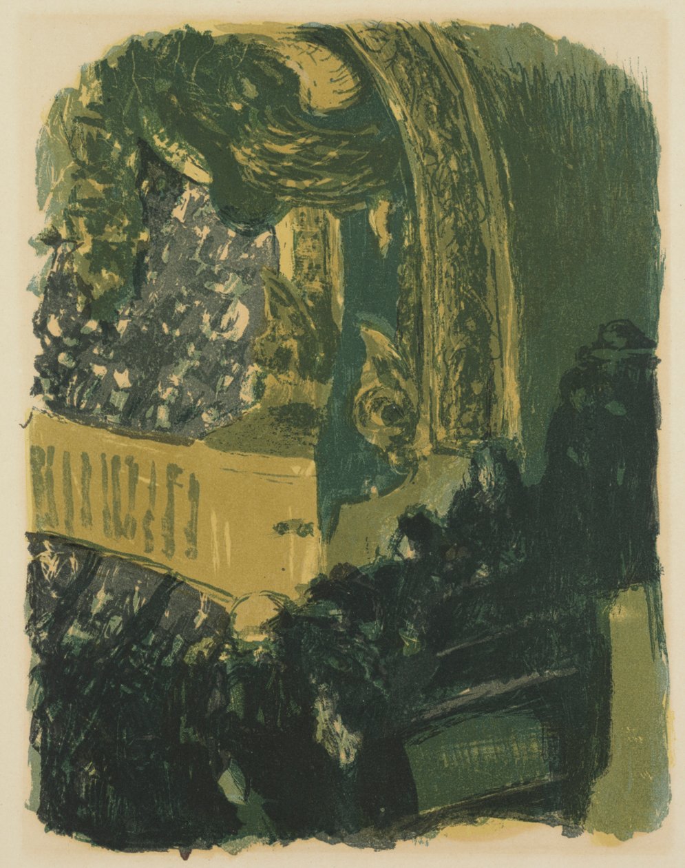 Et galleri på gymsalen av Edouard Vuillard