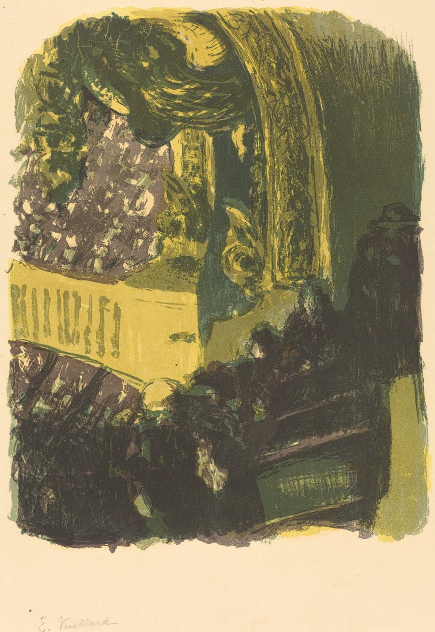 Et galleri i gymsalen av Edouard Vuillard