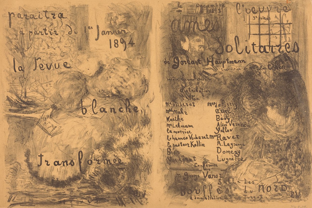 Einsame Seelen av Edouard Vuillard