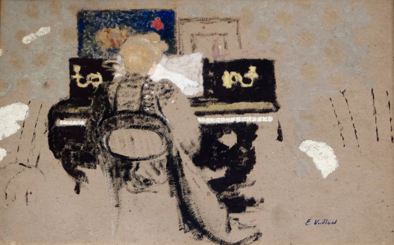 Ved pianoet av Edouard Vuillard