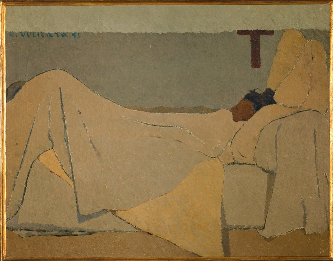 I sengen av Edouard Vuillard