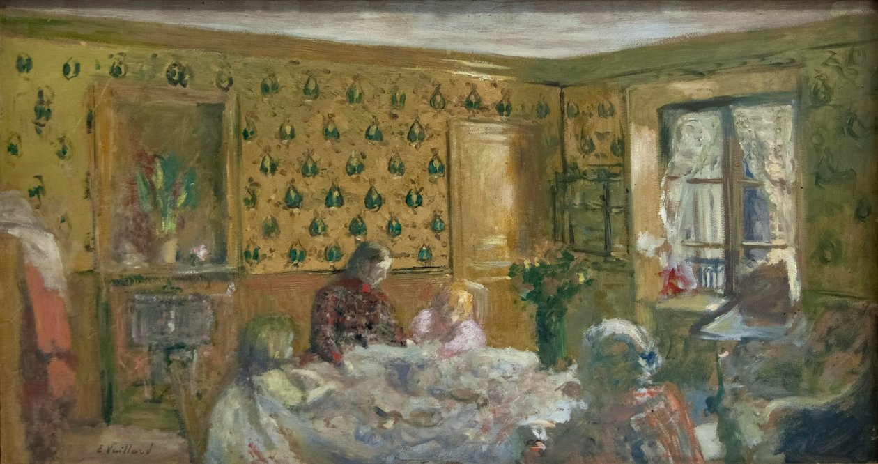 Ved arbeidsbordet av Edouard Vuillard
