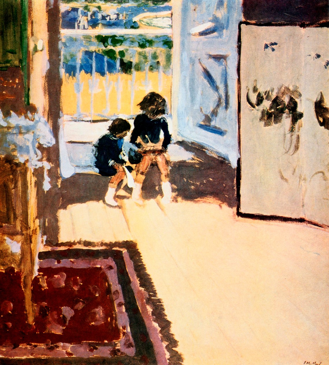 Barn i et rom, 1909 av Edouard Vuillard