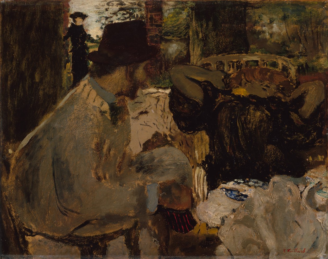 Samtale, 1897-8 av Edouard Vuillard