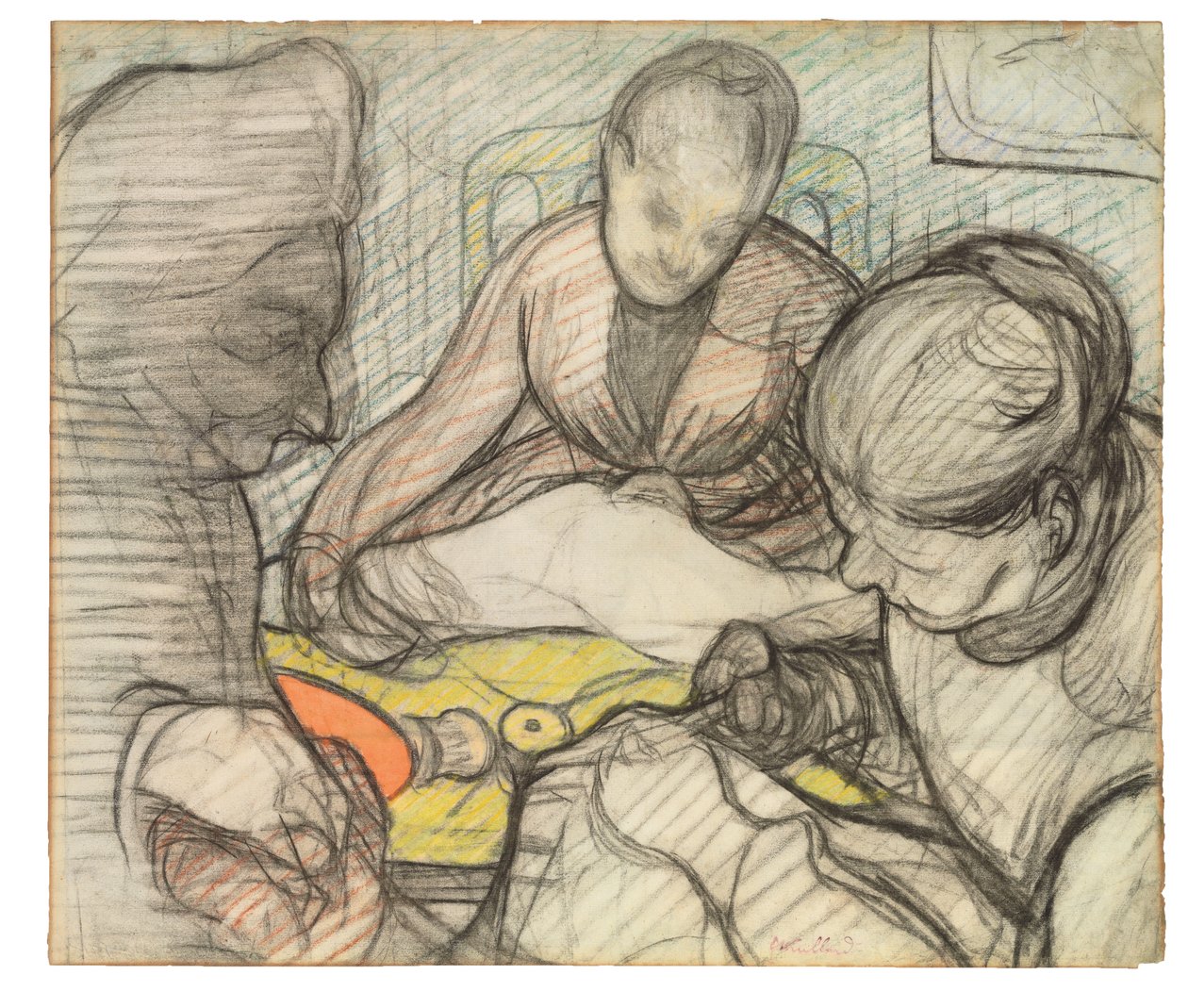 Studie for syerskene, 1890 av Edouard Vuillard