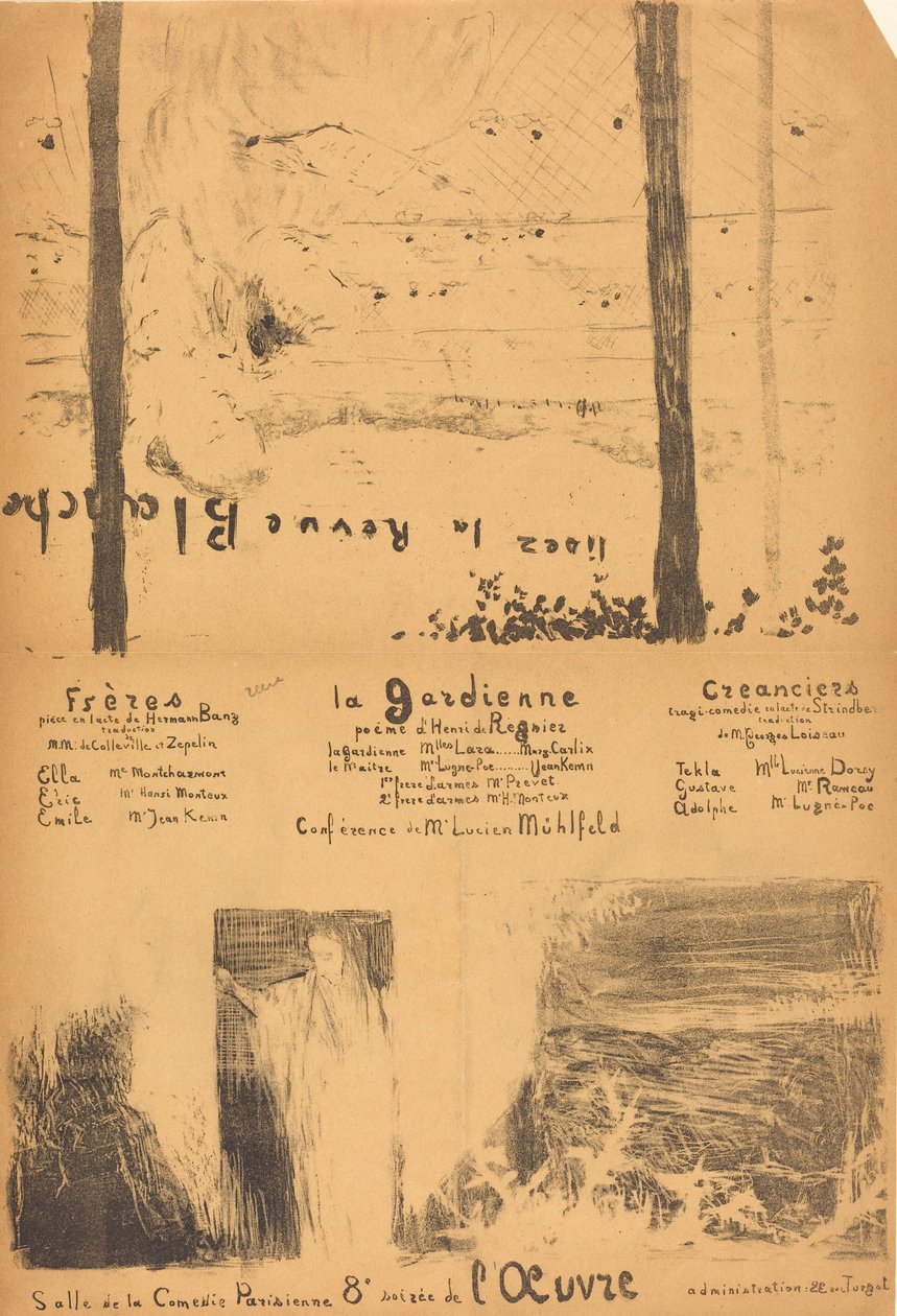 Brüder; Die Wächterin; Gläubiger av Edouard Vuillard
