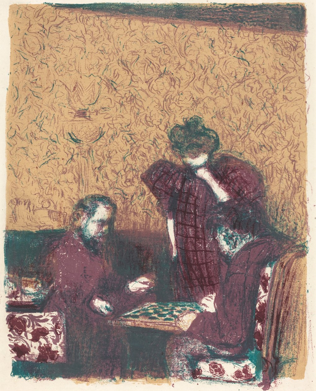 Spill av dam av Edouard Vuillard