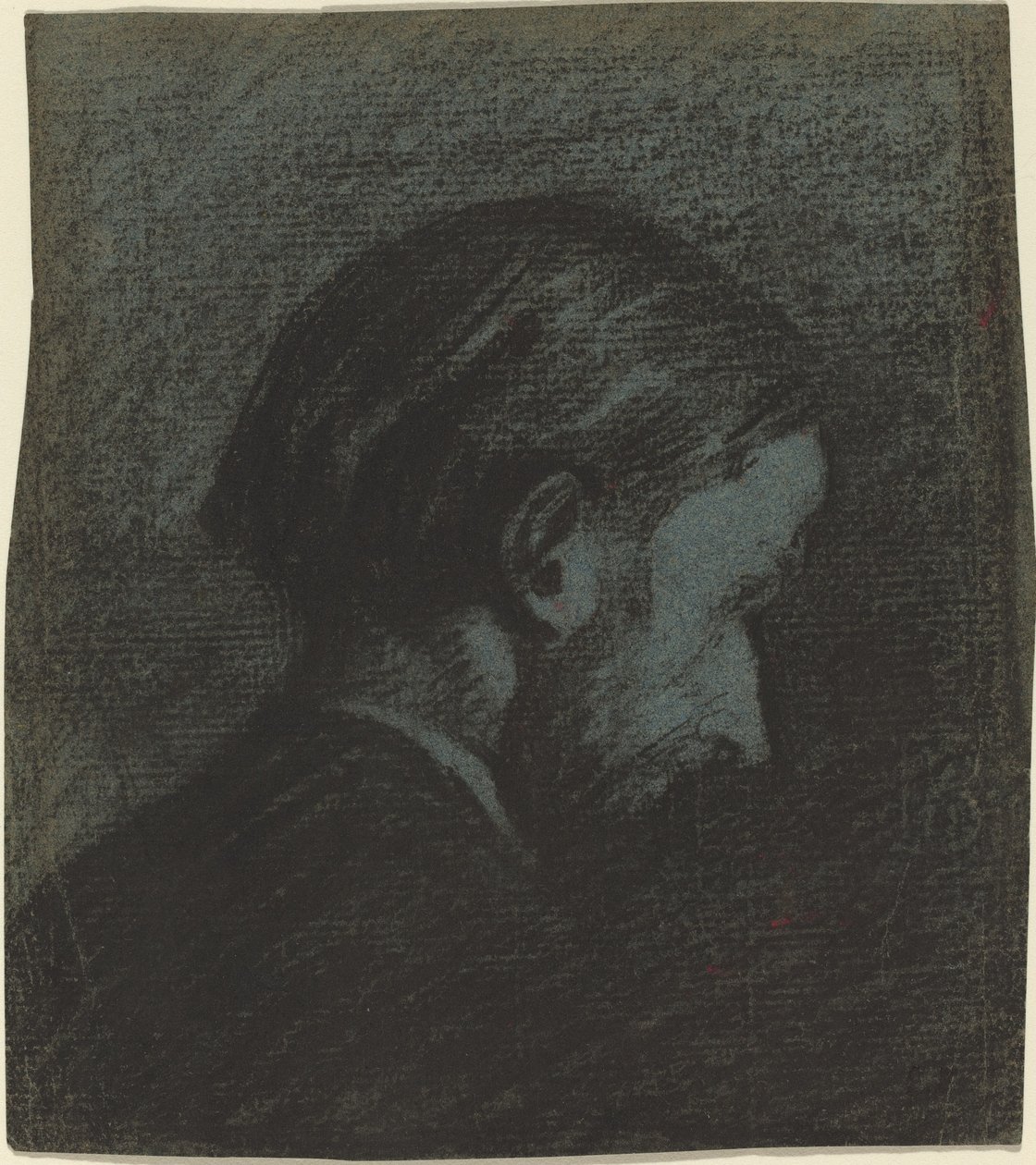 Hodet til en skjeggete mann av Edouard Vuillard