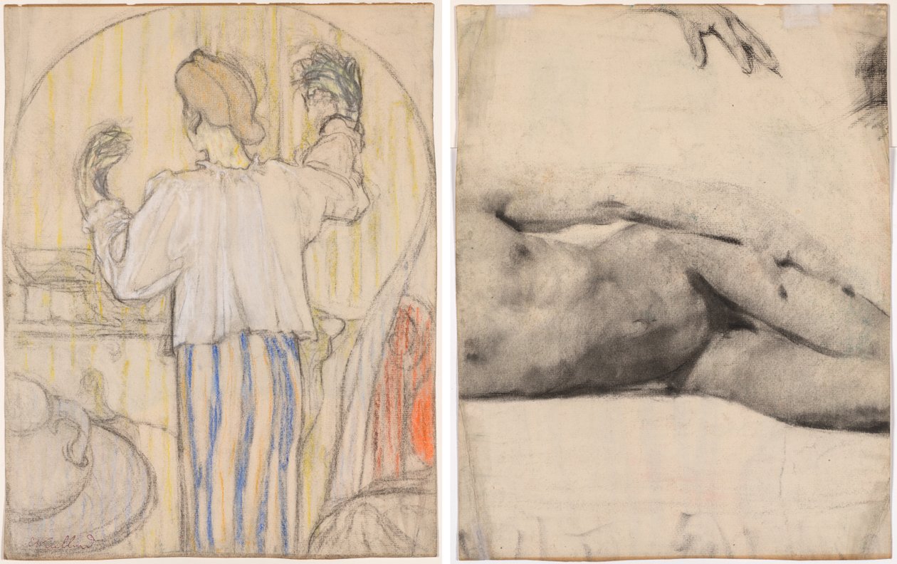 Foran speilet av Edouard Vuillard