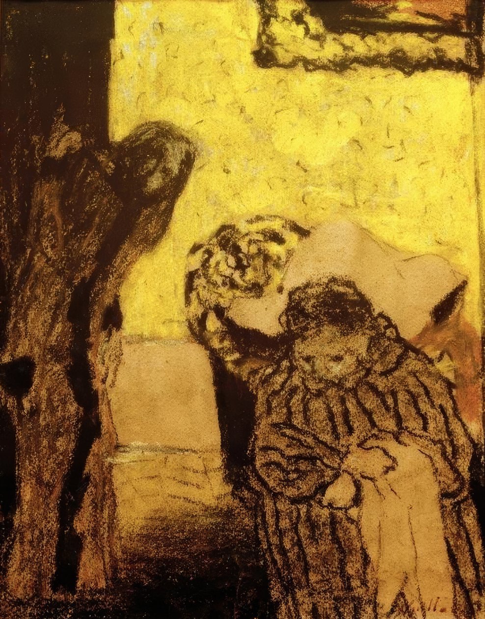 Blund eller rekonvalesens av Edouard Vuillard