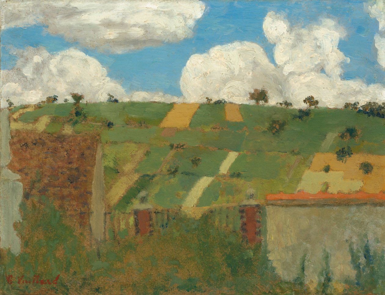 Landskapet i Ile-de-France av Edouard Vuillard